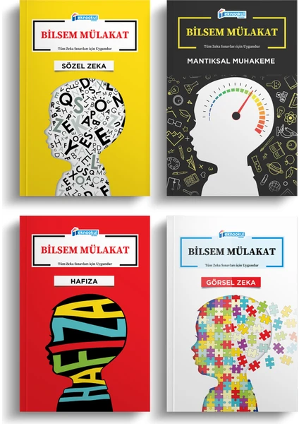 1. Sınıf Bilsem Hazırlık Mülakat Seti (4 Kitap)