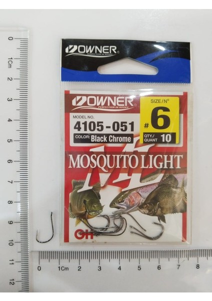 4105 Musquito Light Black Chrome Iğne No : 4