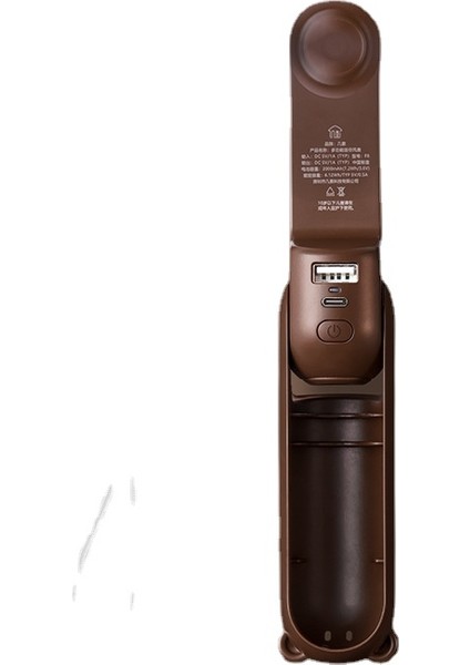 Iyi Kalite USB Çok Fonksiyonlu Katlanır El Fanı - Kahverengi (Yurt Dışından)
