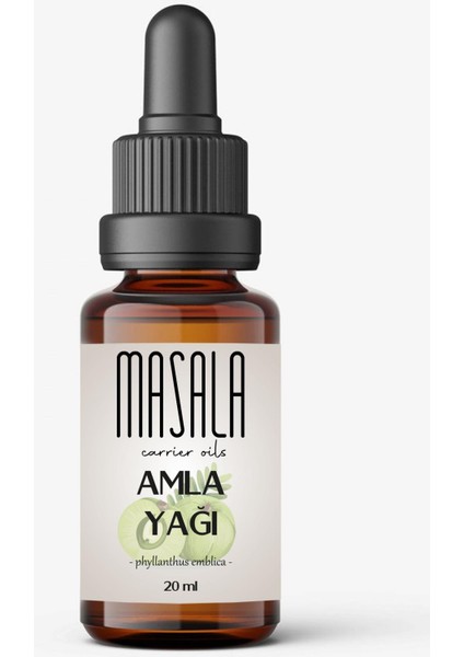 Amla Saç Bakım Yağı 20 Ml. Soğuk Pres (Gooseberry Carrier Oil) Bektaşi Üzümü