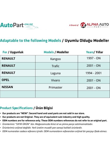 Renault Kangoo,trafic,laguna Için Arka Cam Su Fıskiye Memesi 2'li
