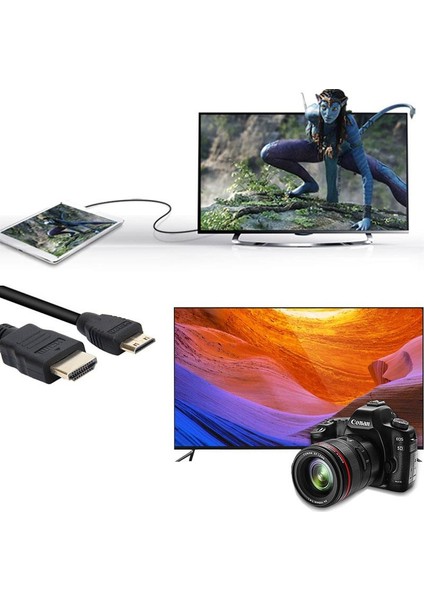 Mini Hdmı Kablo 1080P Full Hd 3 Metre Kablo indirimleri