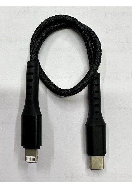 Kısa Typec iphone Kablo Kısa Type-C iphone Kablo Typec Lightning Kablo Type-C Lightning Kablo 28 cm