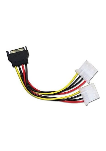 Erkek Sata Dişi Molex Kablo Dişi Molex Erkek Saata Power Kablo 20 cm