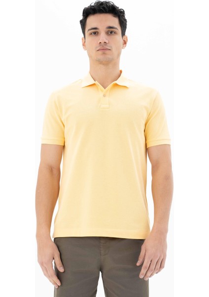 Erkek %100 Pamuk Basic Polo Yaka Regular Fit T-shirt Y25374351201 modelleri
