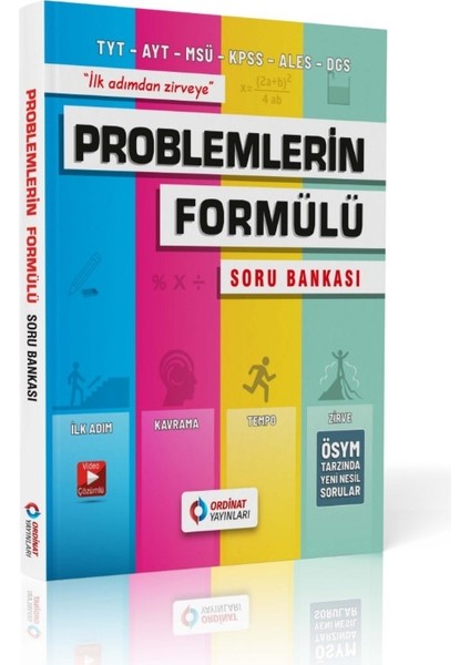 Problemlerin Formülü - Problemler Soru Bankası Ordinat Yayınları