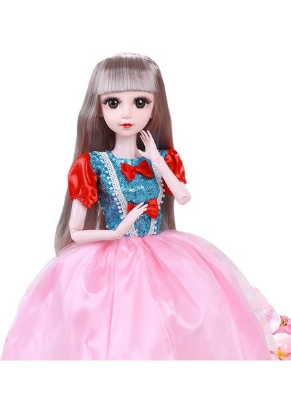 60CM Barbie Bebek Kutulu Oyuncak Seti - Pembe (Yurt Dışından)