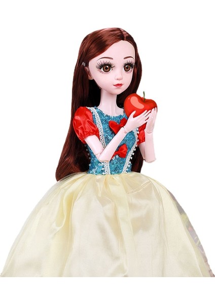 60CM Barbie Bebek Kutulu Oyuncak Seti - Sarı (Yurt Dışından)