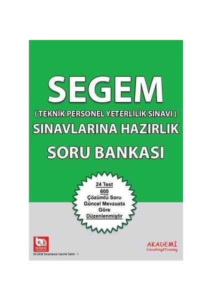 Yayınları Segem Sınavları Soru Bankası Çözümlü 2023