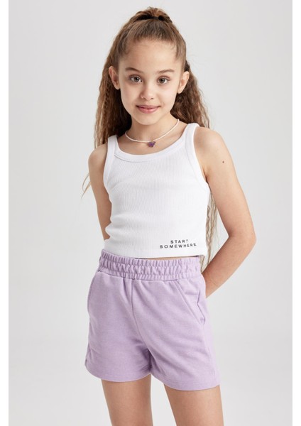 Kız Çocuk Geri Dönüşümlü Şort X2614A622HS fırsatları