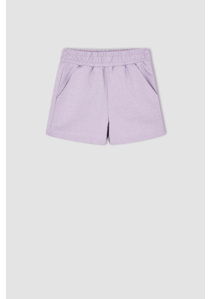 Kız Çocuk Geri Dönüşümlü Şort X2614A622HS