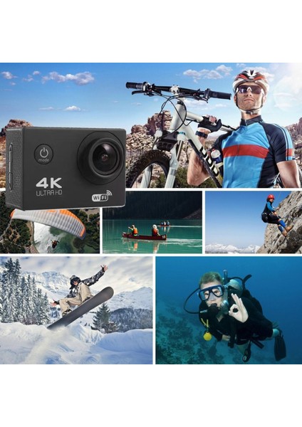 4K Ultra Hd 170 Derece Wifi'li Aksiyon Kamera Act-02 indirimleri