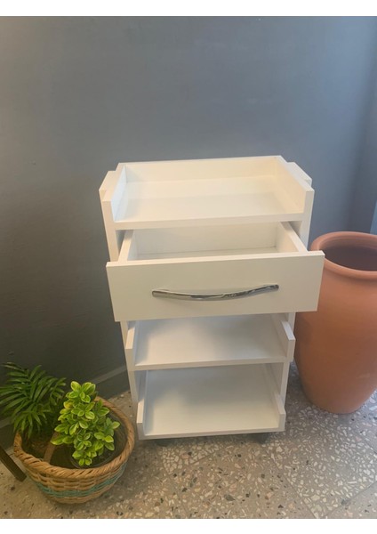 Tekerlekli Çekmeceli Etejer