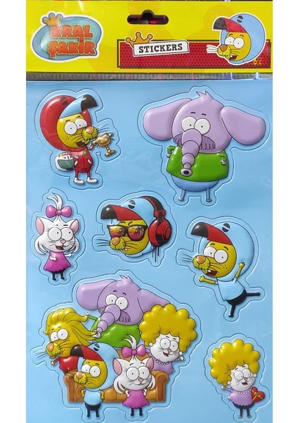Kral Şakir 3D Stıckers 2 Paket fiyatları