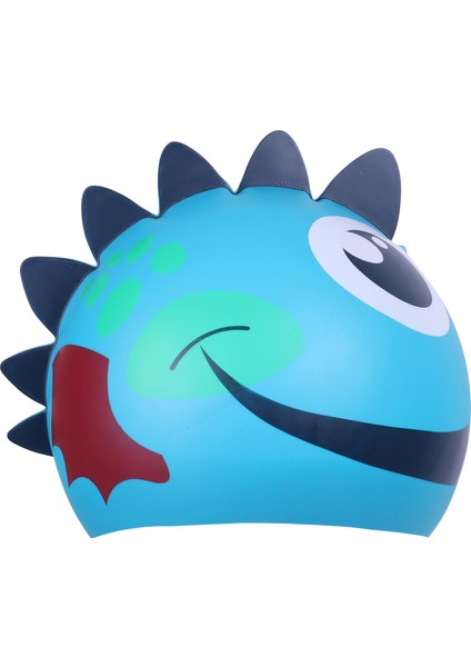 Silikon Yüzücü Bonesi - Mavi / Ejderha Desenli fiyatları
