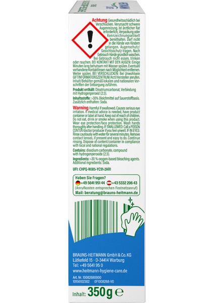 Heıtmann Pure Saf Oksijenli Beyazlatıcı Toz 350 gr fiyatları