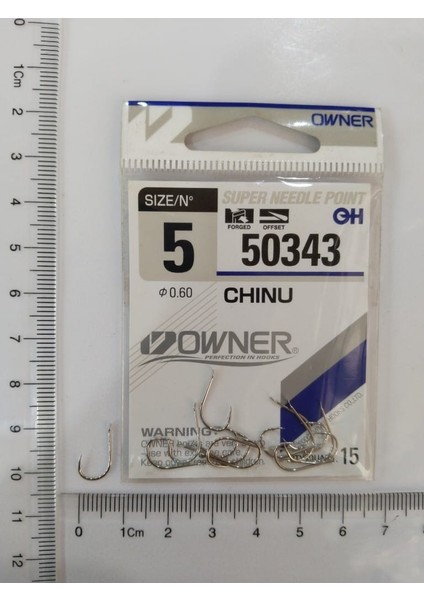 50343 Chinu White Iğne No : 5