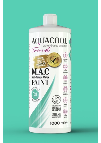 Trend Mac Boya Nane Yeşili 631 - 1000 ml
