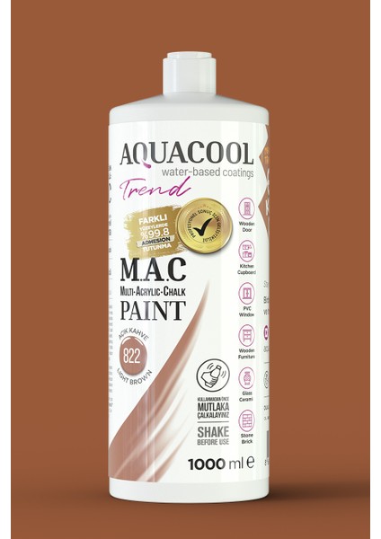 Trend Mac Boya Açık Kahve 822 - 1000 ml
