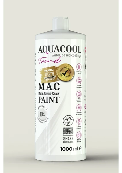 Trend Mac Boya Antik Beyaz 104 - 1000 ml