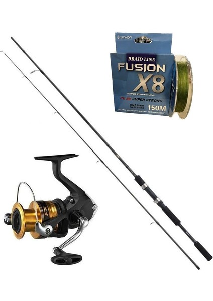 Fx 4000 Fx Xt 270 cm 14-40 gr 8 Örgü Spin Olta Seti