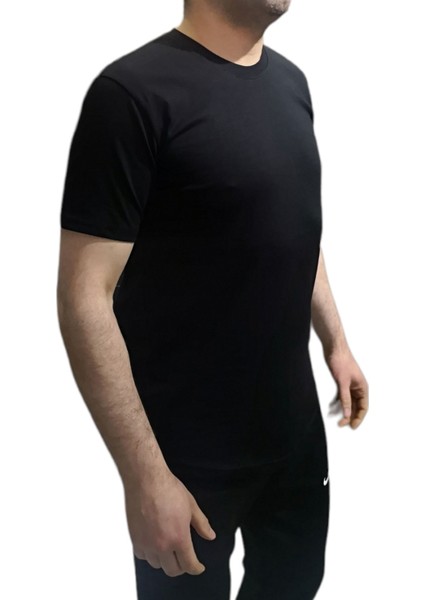 Bayaygun 24/1 Sade Dar Kesim Basic Tshırt_siyah
