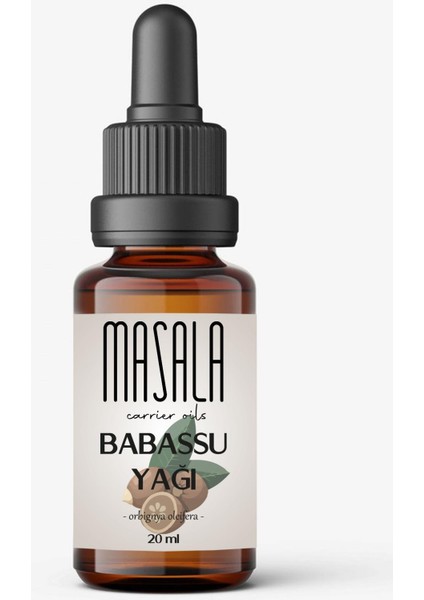 Saf Babassu Yağı 20 Ml. Soğuk Pres (Babassu Carrier Oil)