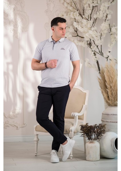 Polo Yaka Düğmeli Pamuklu Yazlık Erkek T-Shirt