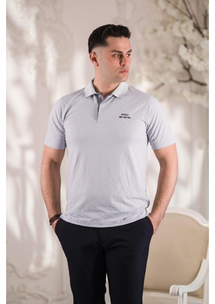 Polo Yaka Düğmeli Pamuklu Yazlık Erkek T-Shirt modelleri