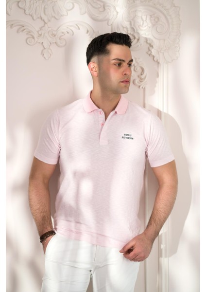 Polo Yaka Düğmeli Pamuklu Yazlık Erkek T-Shirt fırsatları