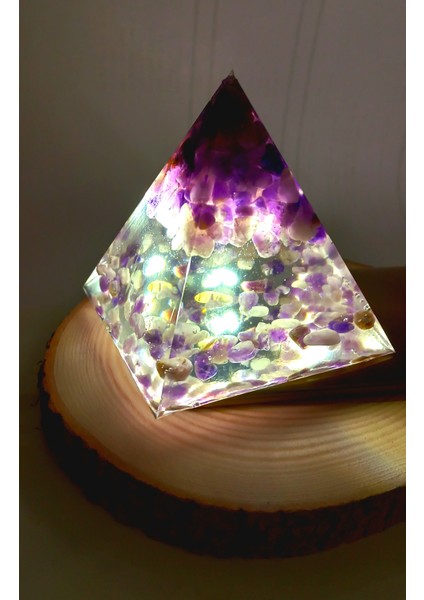 Ametist Doğal Prizma Ev ve Ofis Için Süper Ürün.