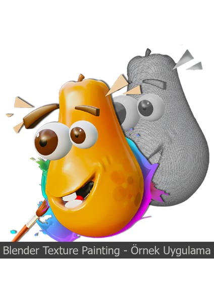 Sanal Öğretim Blender Texture Painting Video Ders Eğitim Seti