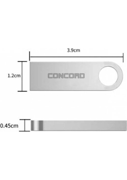 Concord 8gb Metal Flash Bellek C-U8