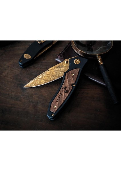 Tirpitz-Damascus Gold Çakı modelleri