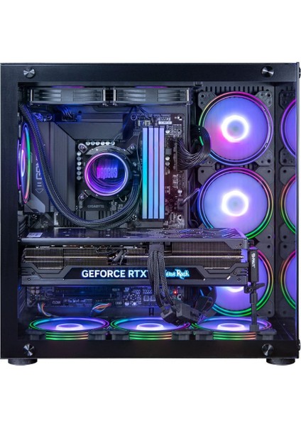 DRX3843 Ryzen 7 5700X 16GB Ram 512GB M.2 Nvme 6gb GTX1660TI 27'' 165Hz Curved Freedos Oyun Bilgisayarı fırsatları