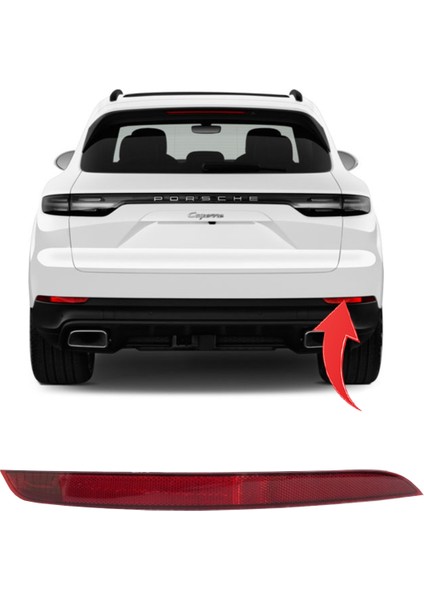 Arka Tampon Sis Relektörü Sag Cayanne 2018-2020