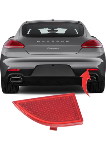 Arka Tampon Reflektörü Küçük Sag Panamera 2014-2017