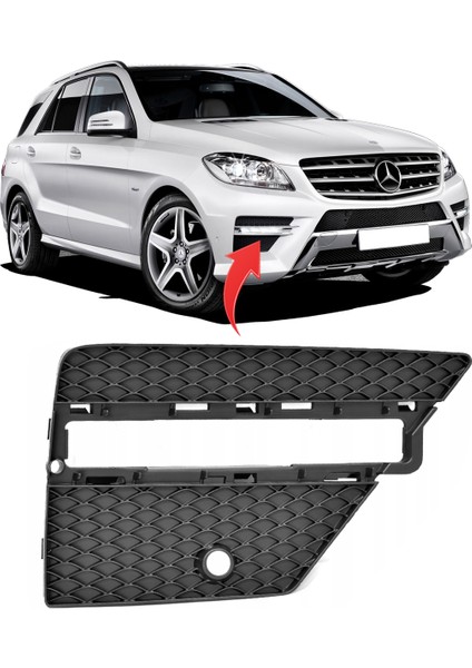 Gunduz Far Kapagı Ön Alt Sag Kapalı Pdc Li W166 Amg 2011-2015
