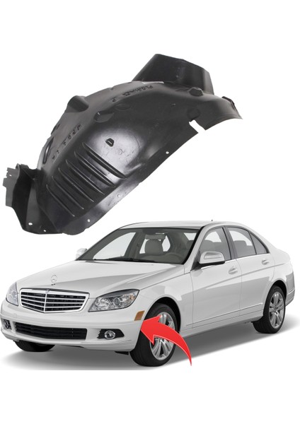 Camurluk Davlumbazı On Sol (On Taraf) C-Class W204 0711