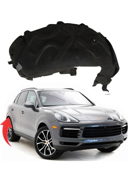 Camurluk Davlumbazı Arka Sag Cayenne 2018