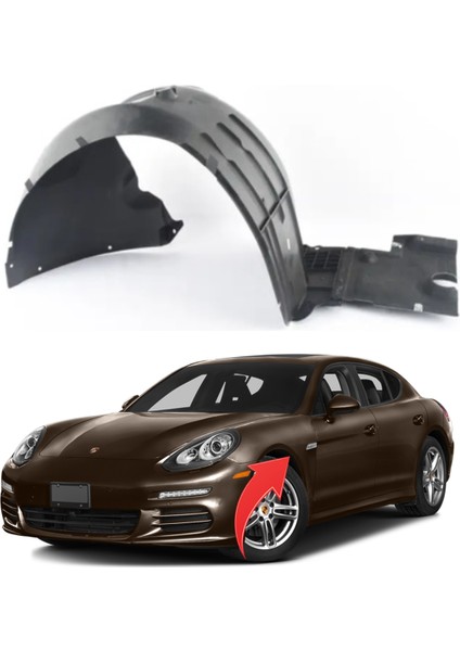Camurluk Davlumbazı Önün Arkası Sol Panamera 970 2014-201