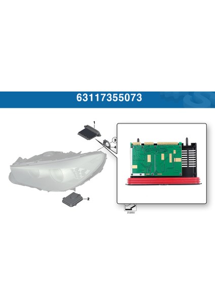 Far Kumanda Unıtesı (Xenon, Kodlanmıs) Bmw F10 Lcı 14 fiyatları