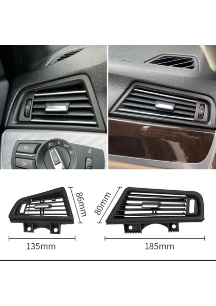 Klima Kalorifer Izgarası (4’lü Set Kromlu) Bmw F10 +Lcı modelleri