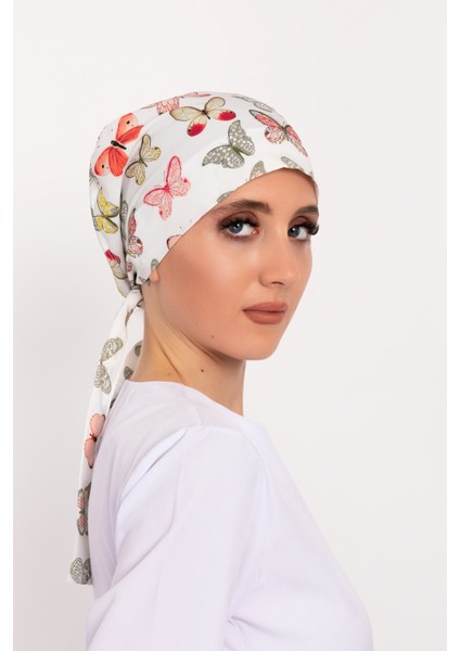 Yeşil Kelebek Desenli Tesettür Doktor Hemşire Hastane Aşçı Cerrahi Bone modelleri