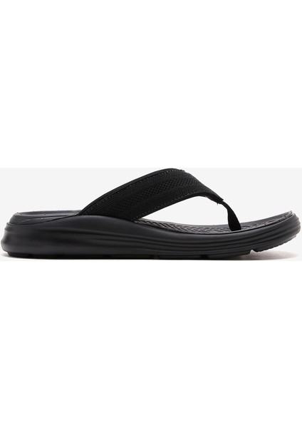 Thong Sandal Erkek Siyah Parmak Arası Terlik 204383 Blk