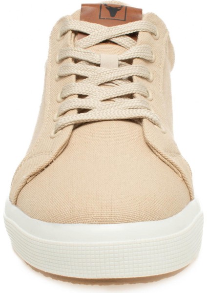 4213 Mayer Bej Yazlık Keten Comfort Sneaker Spor Ayakkabı modelleri