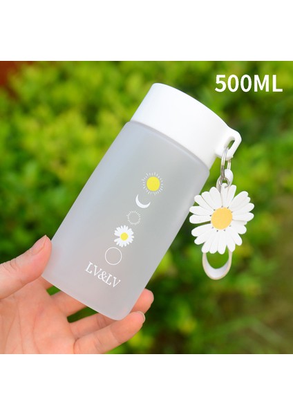 500 ml Plastik Bardak Erkek ve Kız Öğrencilerin Damla Geçirmez Su Bardağı Açık Bardak B (Yurt Dışından)