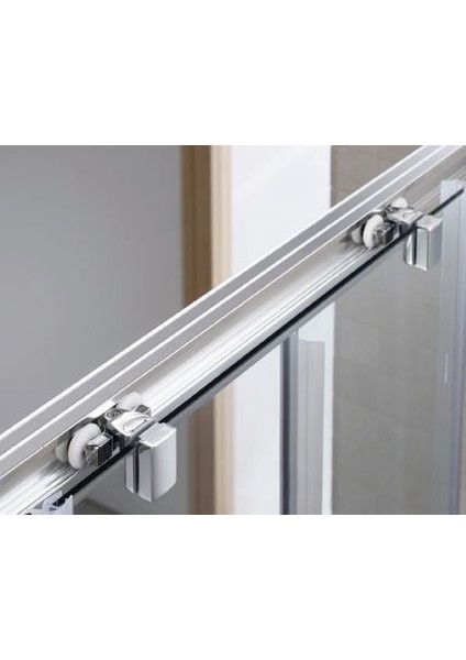 Aktu -Desaş Duşakabin ve Tekne - 90 x 90 Oval - 5mm Temprli Cam - Parlak Alm. Profil - Çizgili Desen - Fırsat Ürünü fırsatları