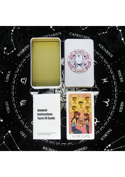 Phnom Penh Tarot Tahta Oyunu Tarot Oracle Kartları Tarot Kahin Kartları (Yurt Dışından)