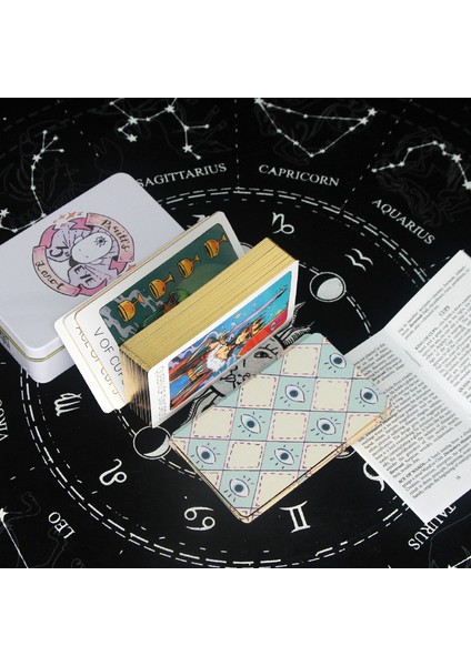 Phnom Penh Tarot Tahta Oyunu Tarot Oracle Kartları Tarot Kahin Kartları (Yurt Dışından)